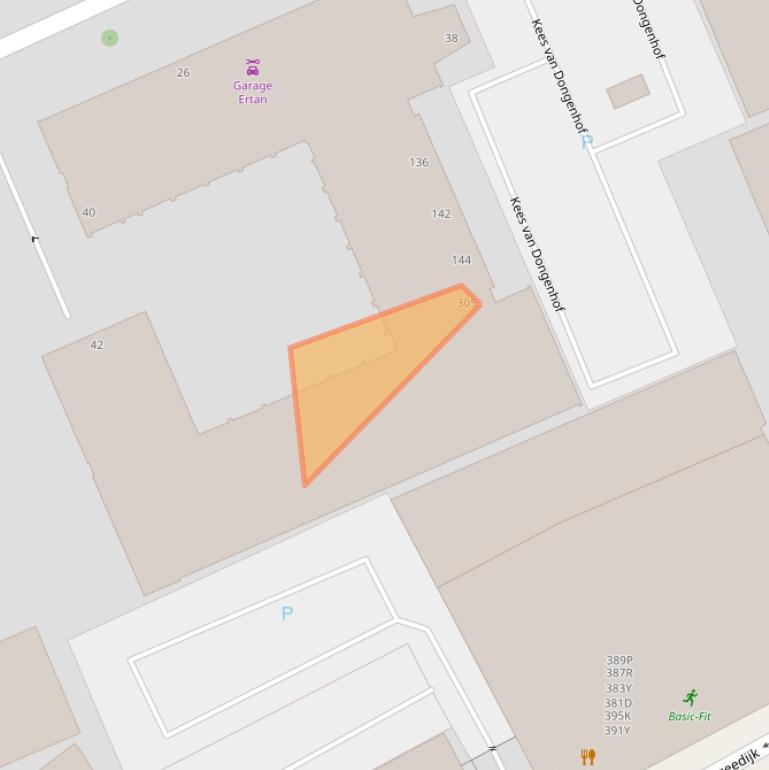 Kaart van postcodegebied 3024NG.