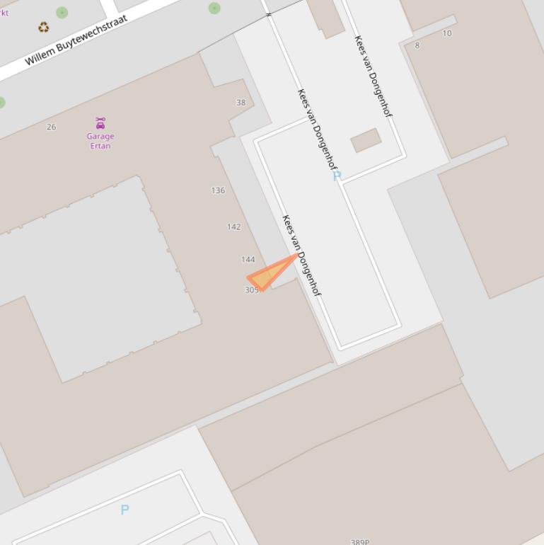 Kaart van postcodegebied 3024NJ.