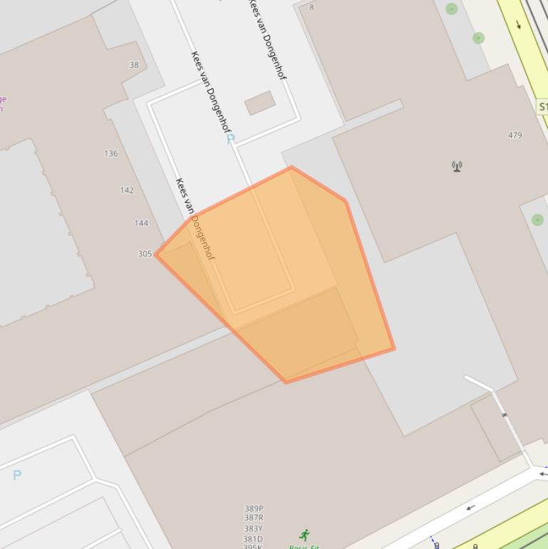 Kaart van postcodegebied 3024NK.