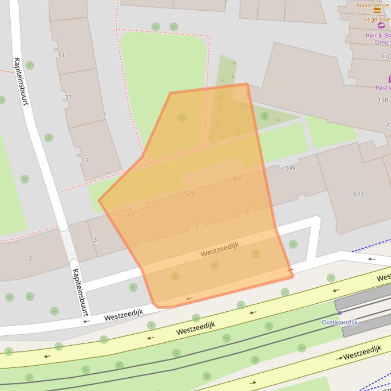 Kaart van postcodegebied 3024PJ.