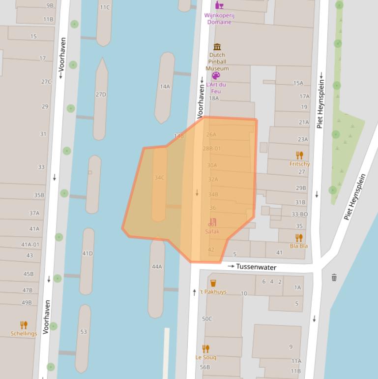 Kaart van postcodegebied 3024RN.