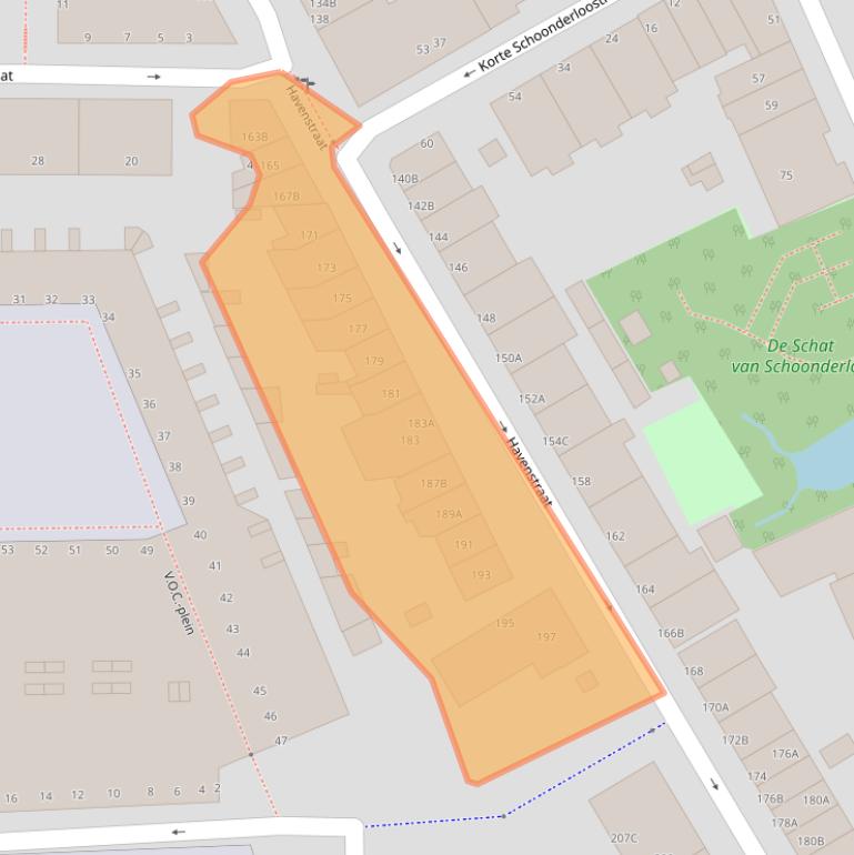Kaart van postcodegebied 3024SK.