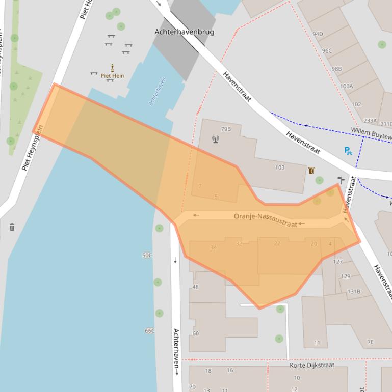 Kaart van postcodegebied 3024SR.