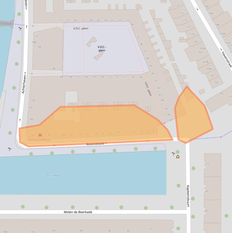 Kaart van postcodegebied 3024ST.