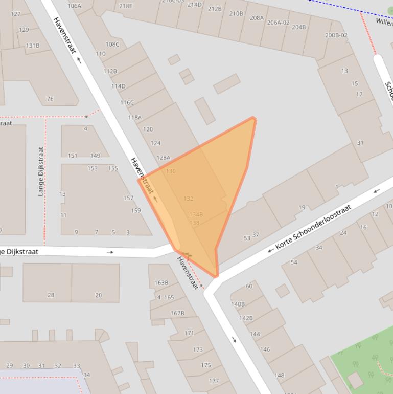 Kaart van postcodegebied 3024TK.