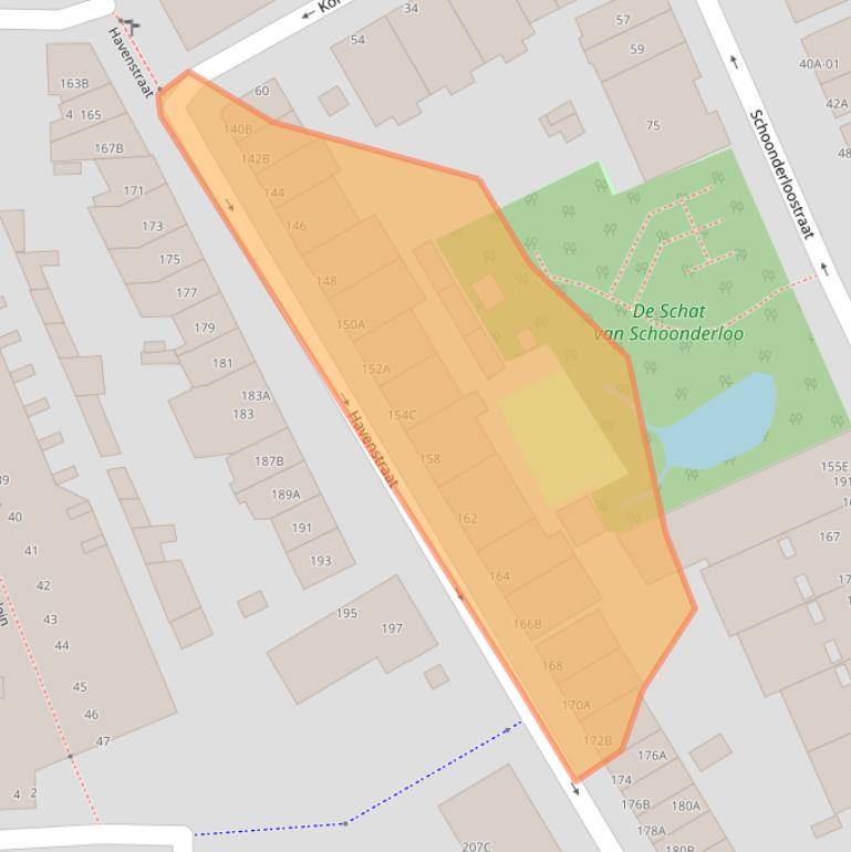 Kaart van postcodegebied 3024TL.