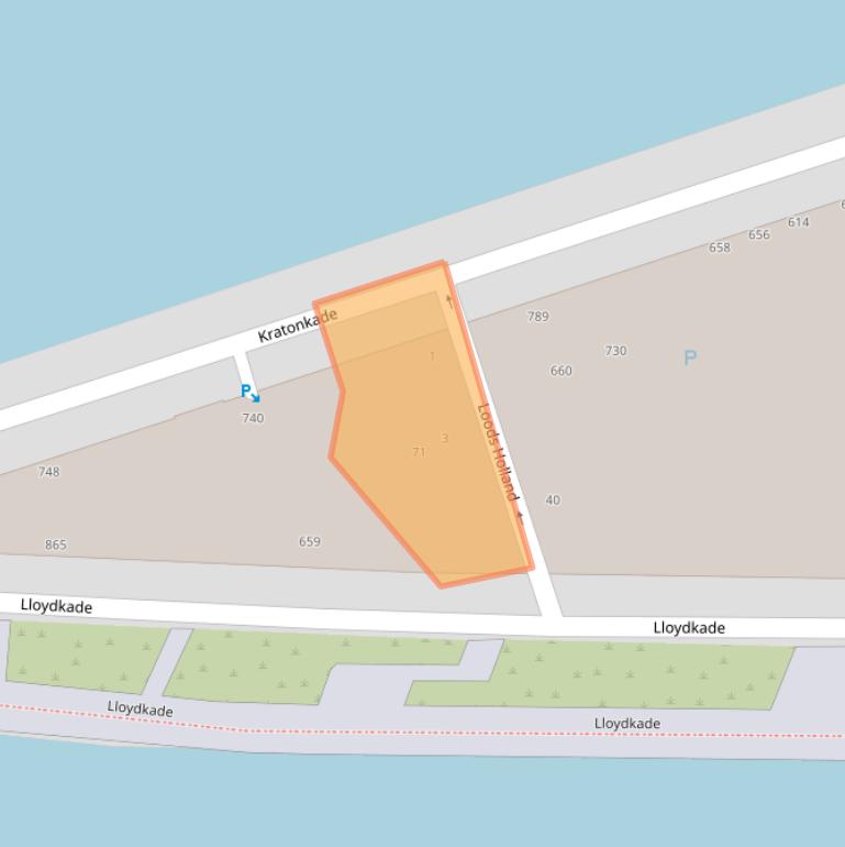 Kaart van postcodegebied 3024WB.