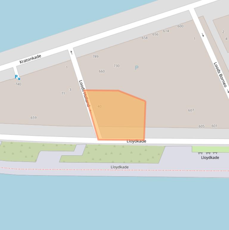 Kaart van postcodegebied 3024WC.