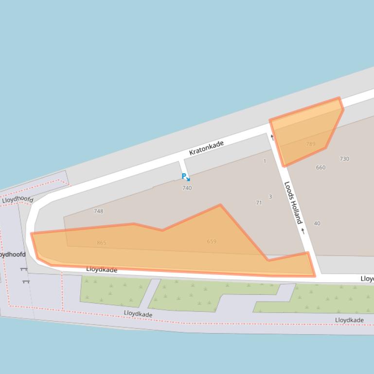 Kaart van postcodegebied 3024WZ.