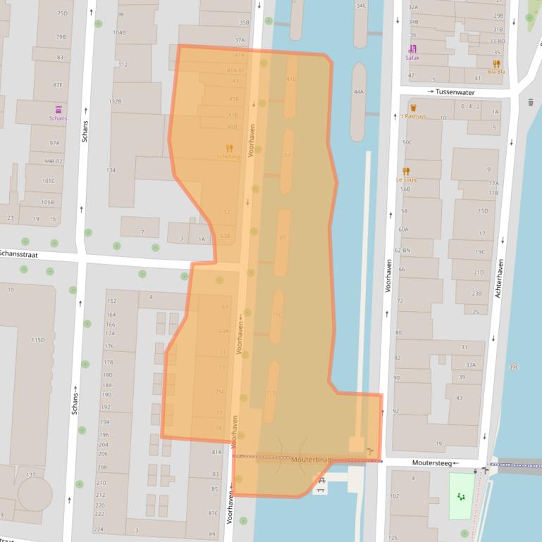 Kaart van postcodegebied 3025HD.