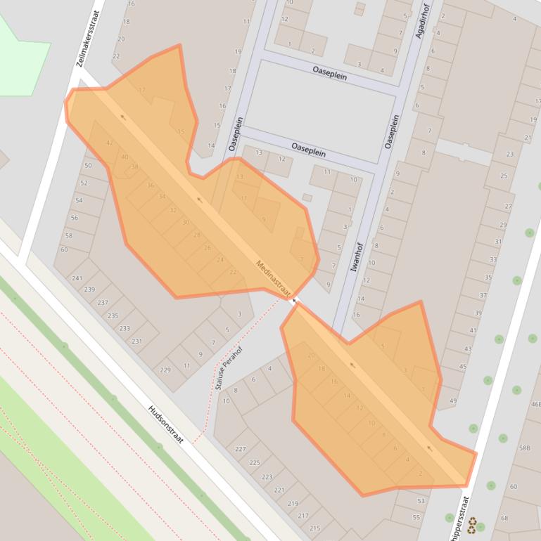 Kaart van postcodegebied 3025NR.