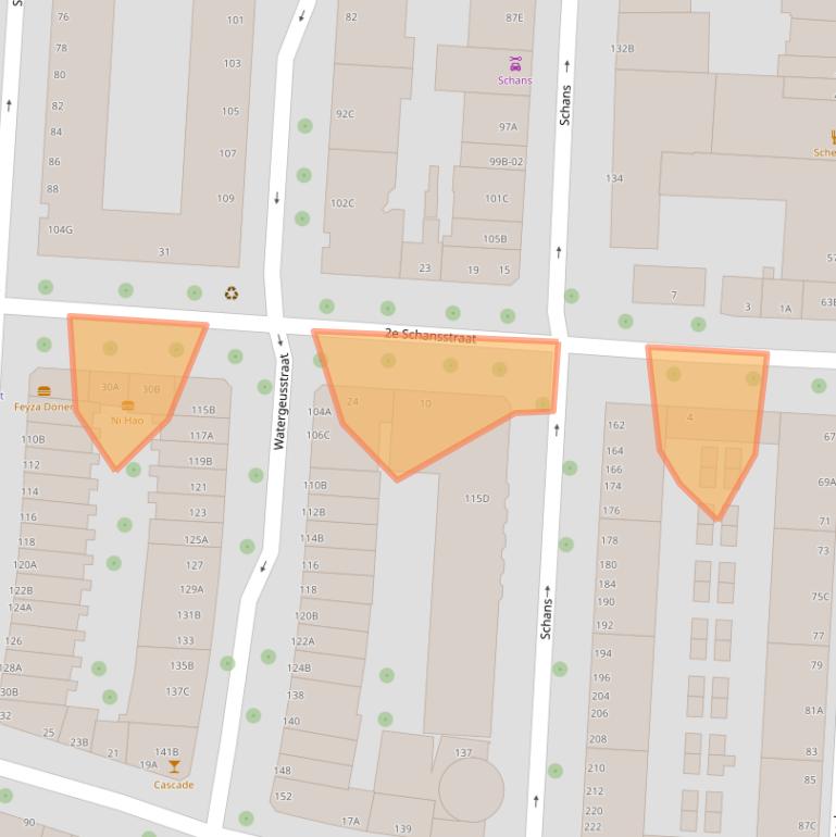 Kaart van postcodegebied 3025XN.