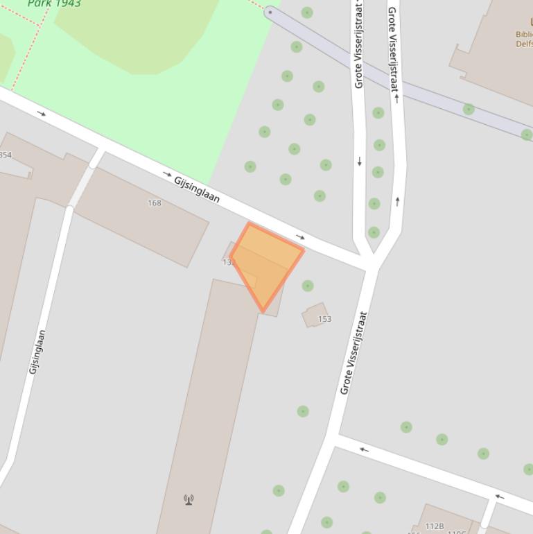 Kaart van postcodegebied 3026BA.