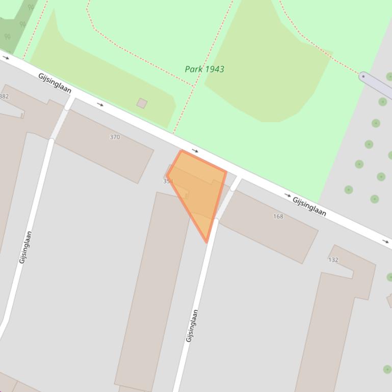 Kaart van postcodegebied 3026BD.