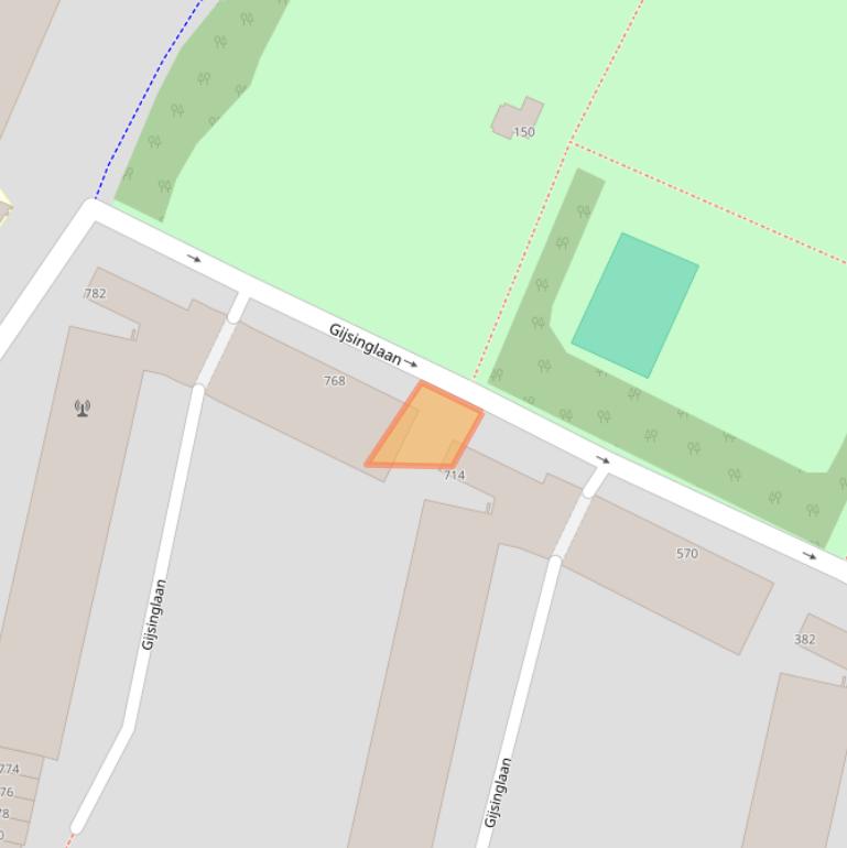 Kaart van postcodegebied 3026BM.