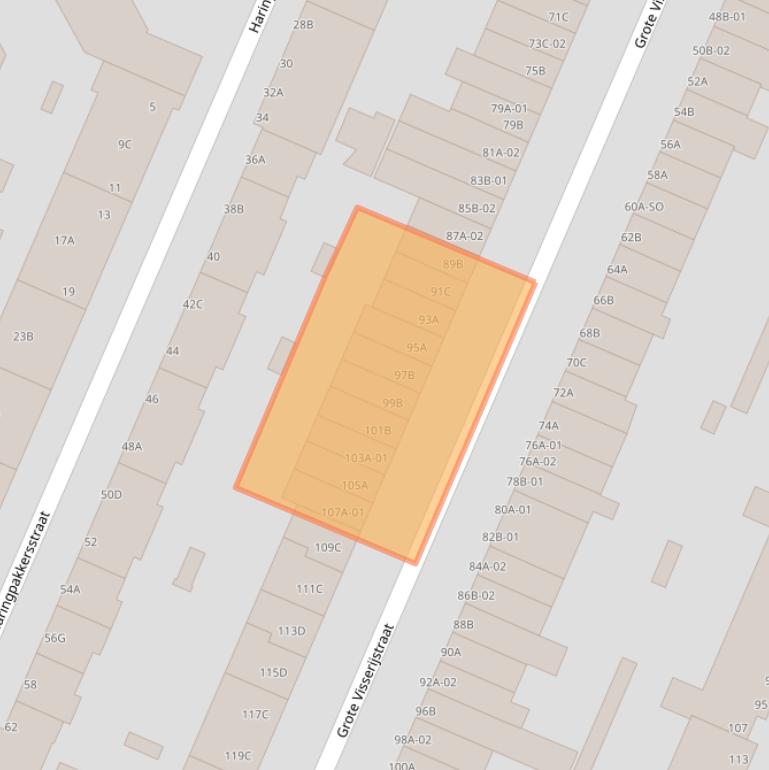 Kaart van postcodegebied 3026CE.