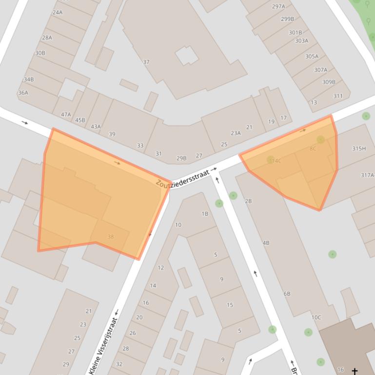 Kaart van postcodegebied 3026EL.