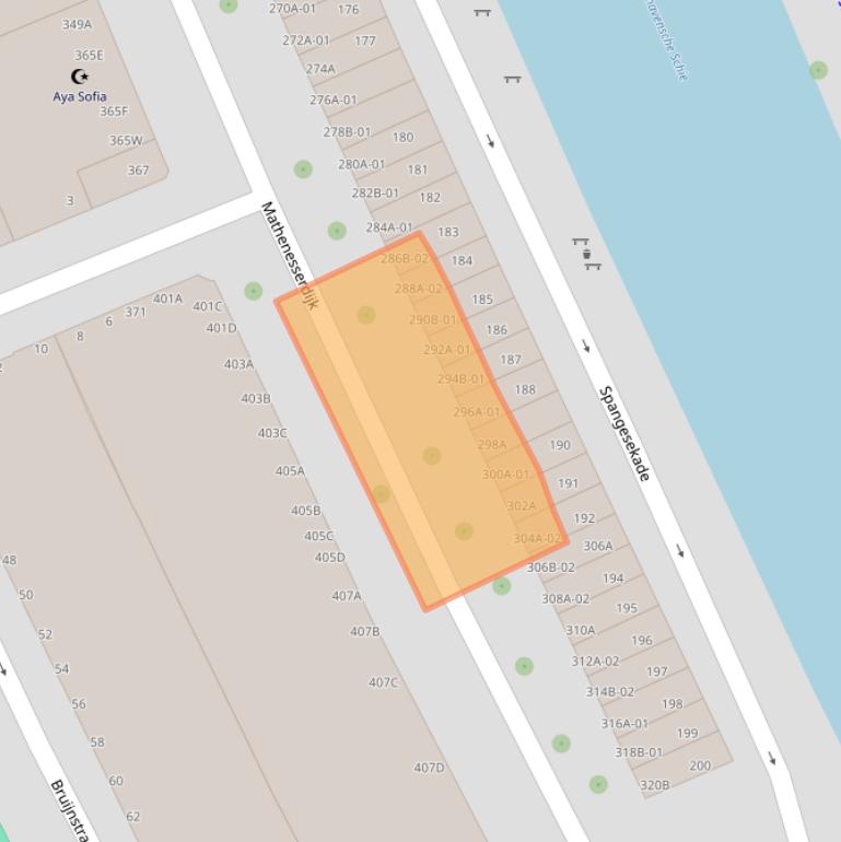 Kaart van postcodegebied 3026GP.