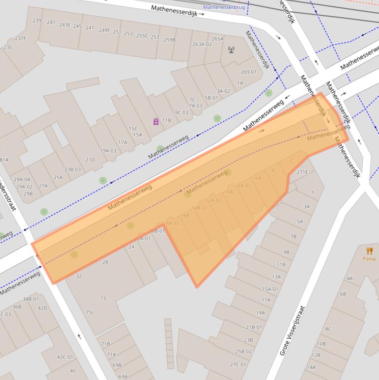 Kaart van postcodegebied 3026HA.