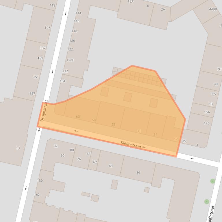 Kaart van postcodegebied 3026VS.