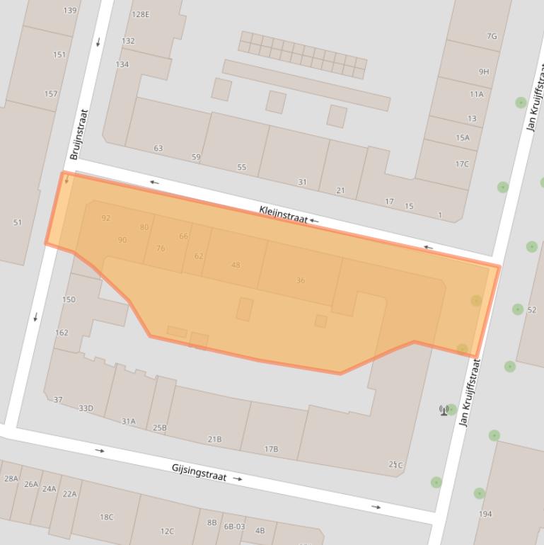 Kaart van postcodegebied 3026VV.