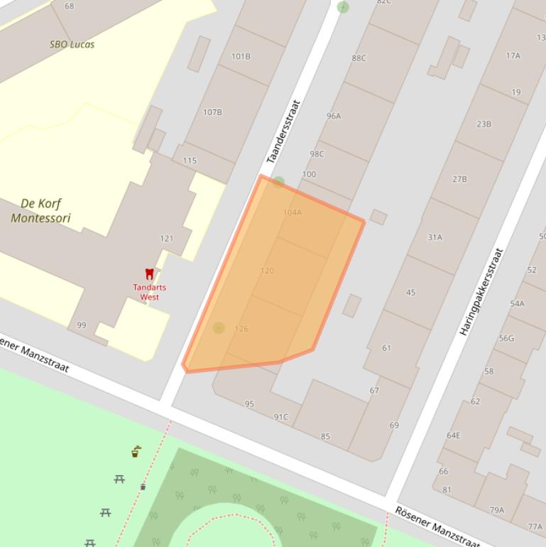 Kaart van postcodegebied 3026XN.