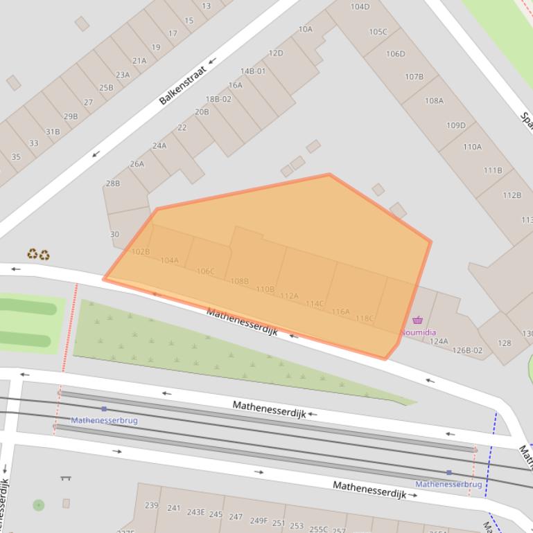 Kaart van postcodegebied 3027AK.