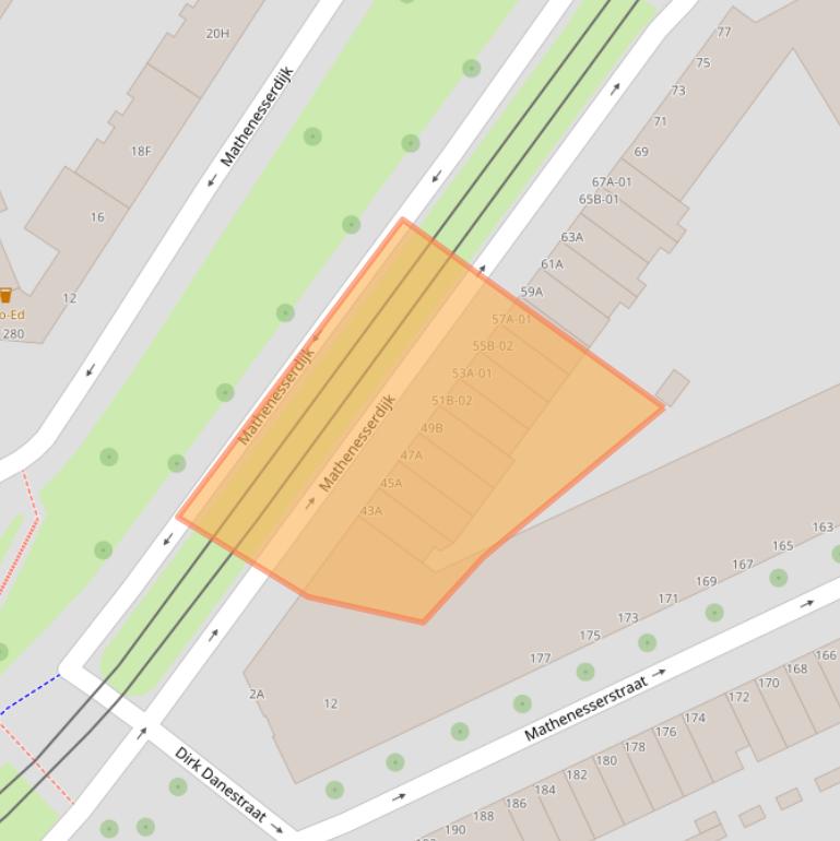 Kaart van postcodegebied 3027BB.