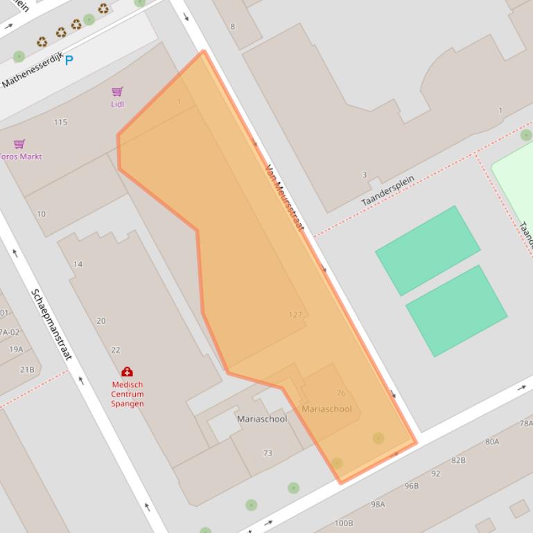 Kaart van postcodegebied 3027CE.