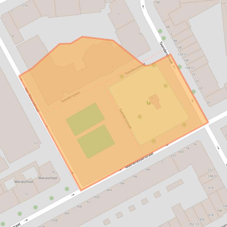 Kaart van postcodegebied 3027CN.