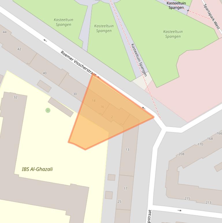 Kaart van postcodegebied 3027ED.