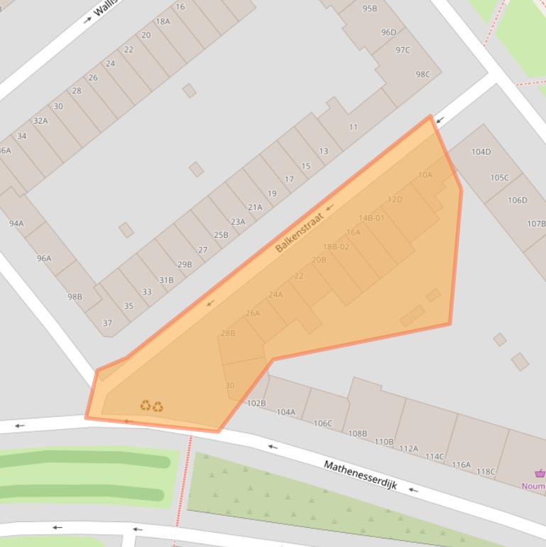 Kaart van postcodegebied 3027GA.