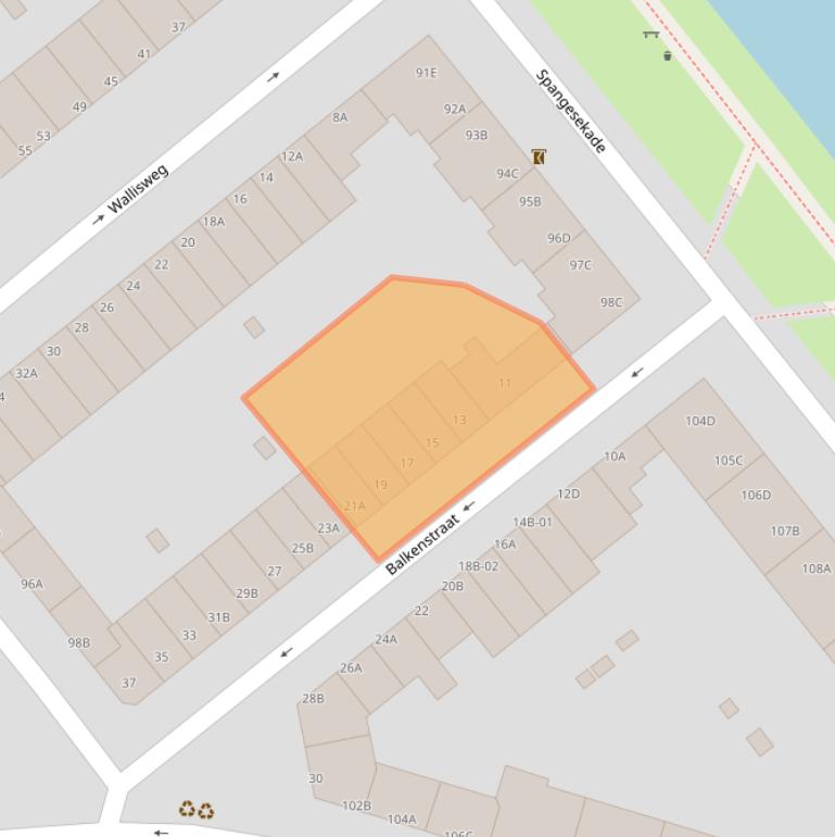 Kaart van postcodegebied 3027GB.