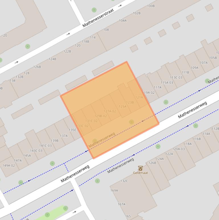 Kaart van postcodegebied 3027HM.