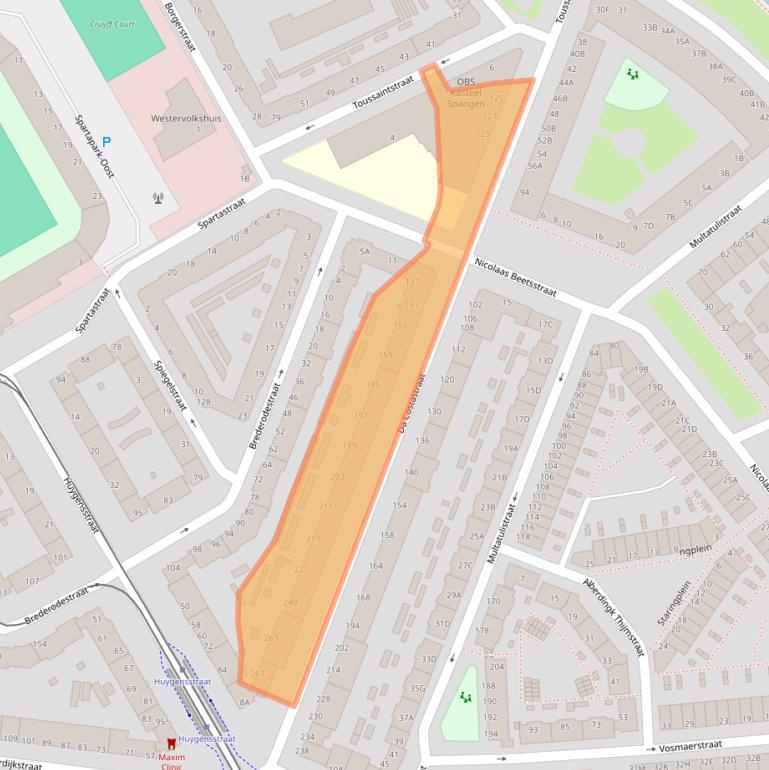 Kaart van postcodegebied 3027JE.