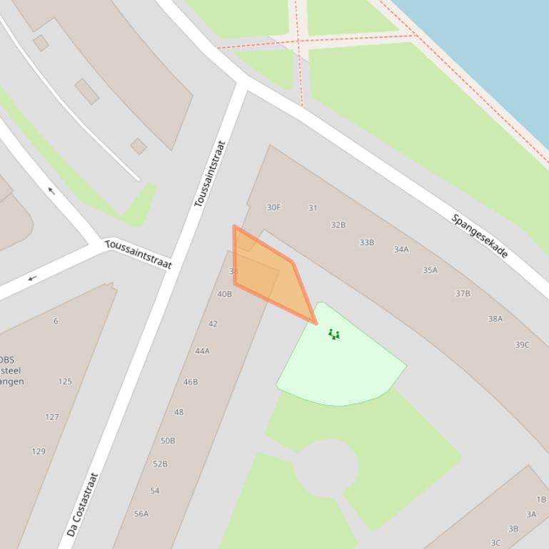 Kaart van postcodegebied 3027JG.