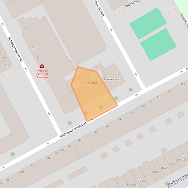 Kaart van postcodegebied 3027PD.