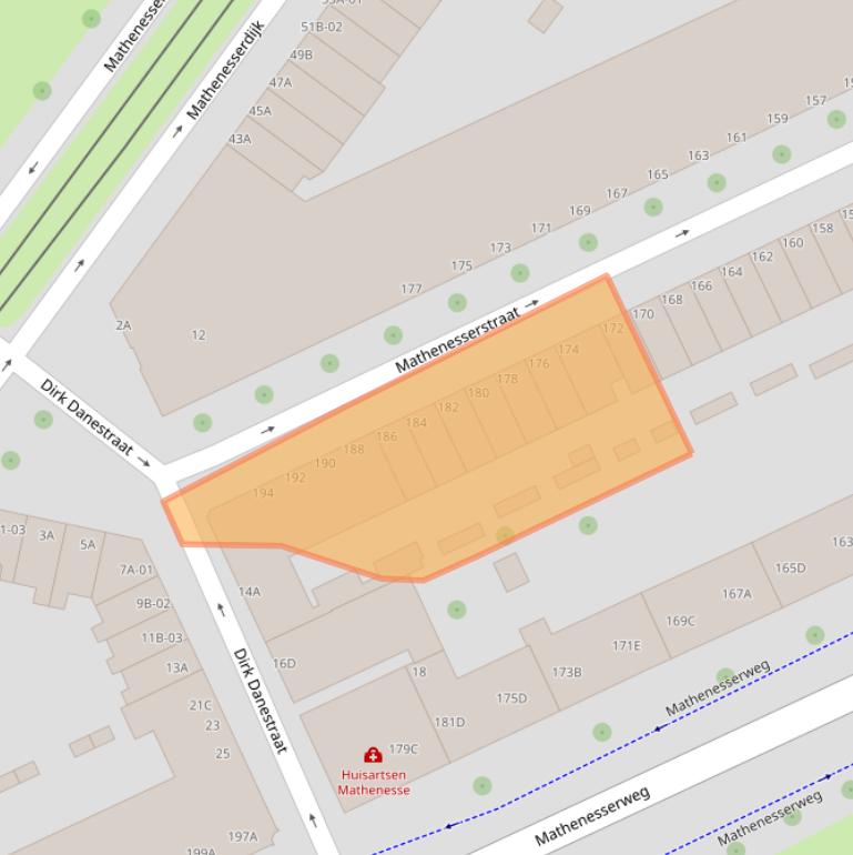 Kaart van postcodegebied 3027PP.