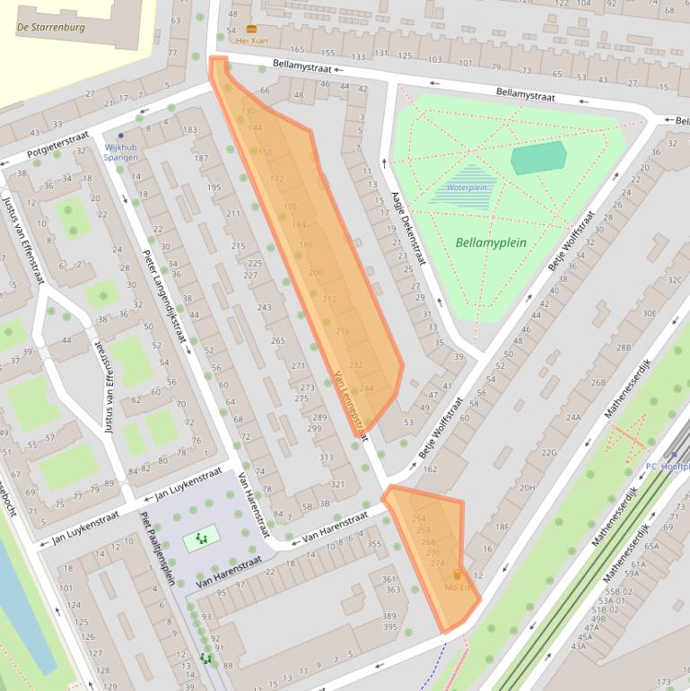 Kaart van postcodegebied 3027RW.