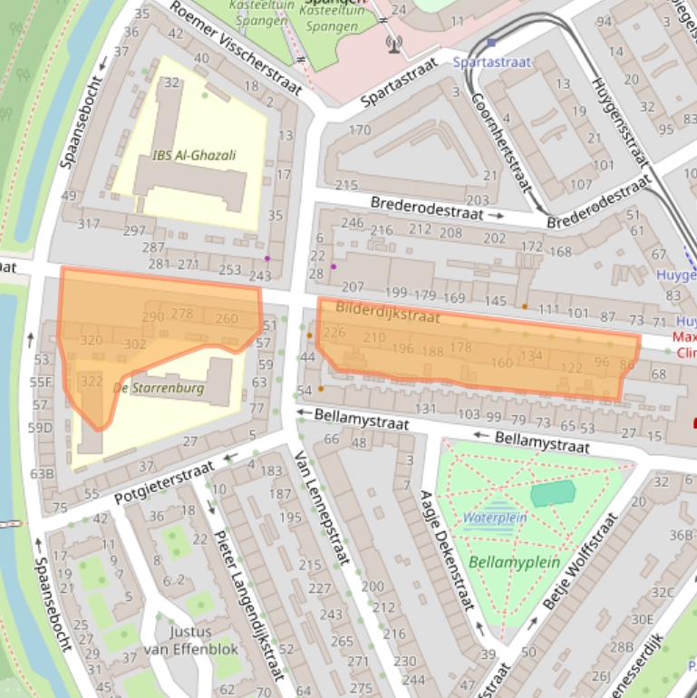Kaart van postcodegebied 3027SN.