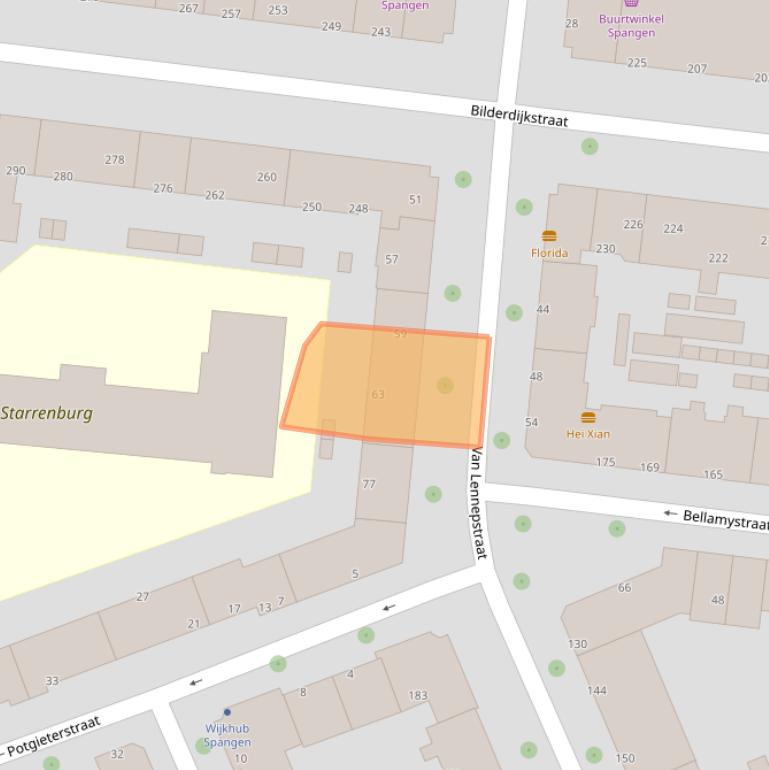 Kaart van postcodegebied 3027SV.