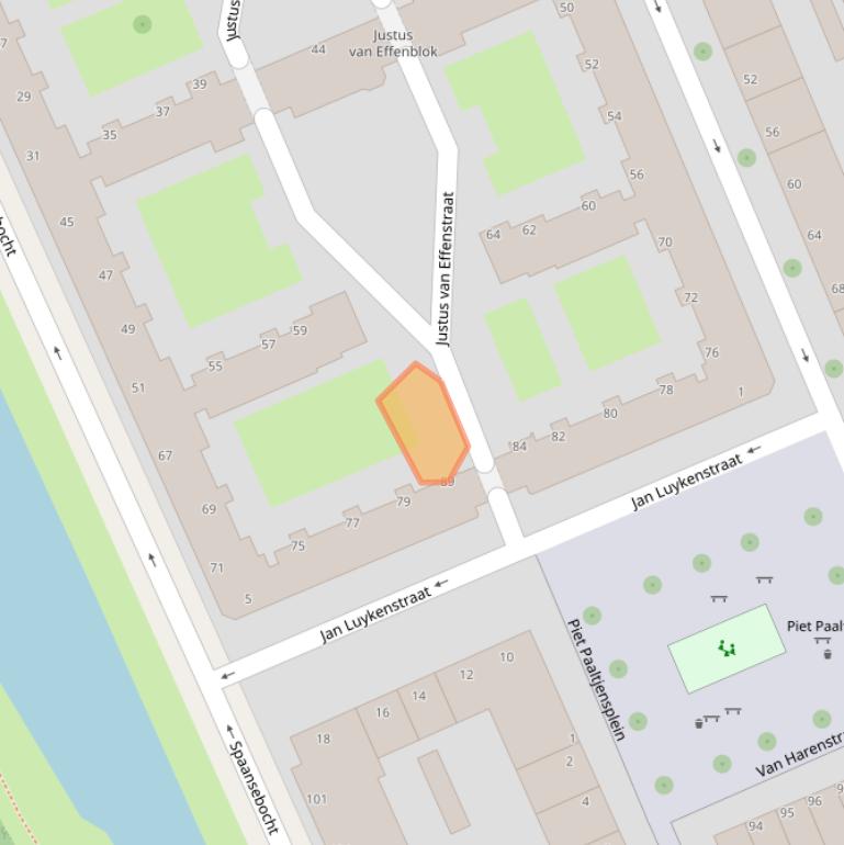 Kaart van postcodegebied 3027TG.