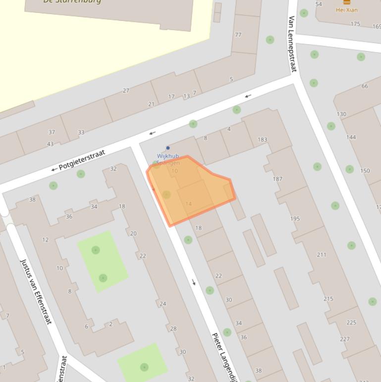 Kaart van postcodegebied 3027TR.