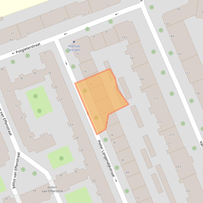 Kaart van postcodegebied 3027TS.