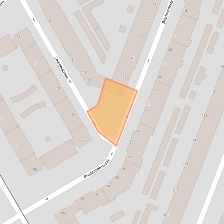 Kaart van postcodegebied 3027VB.