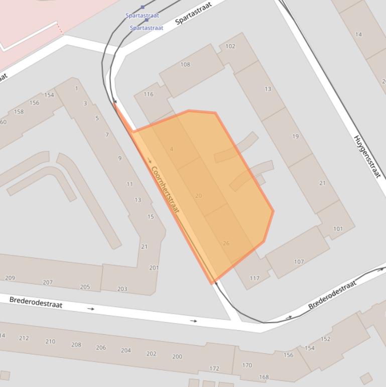 Kaart van postcodegebied 3027VM.