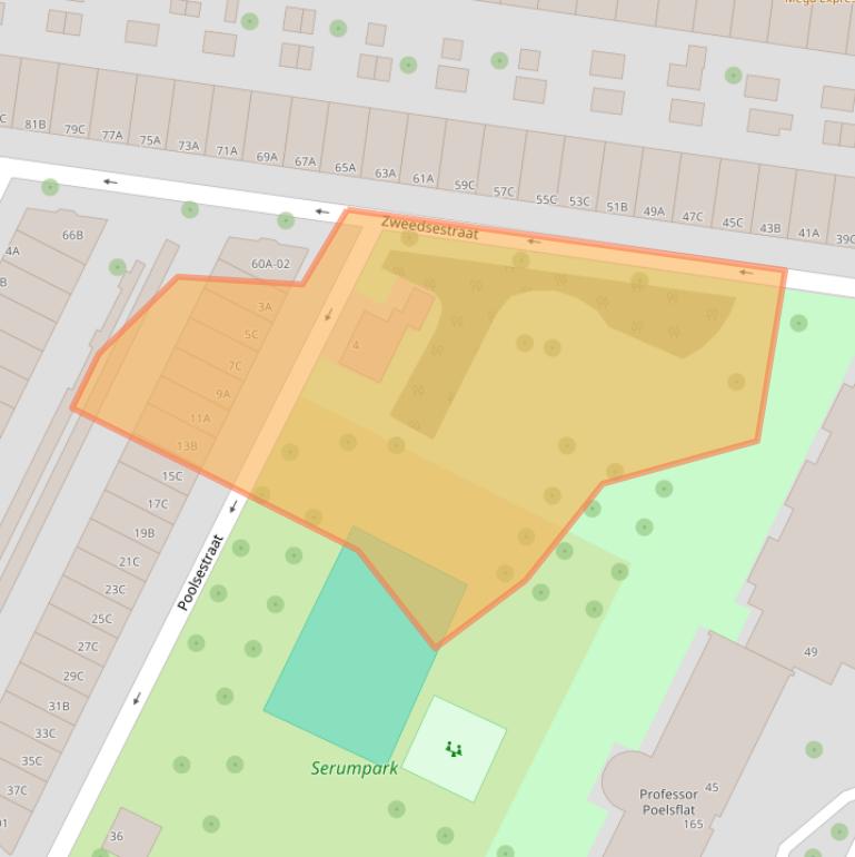 Kaart van postcodegebied 3028EL.