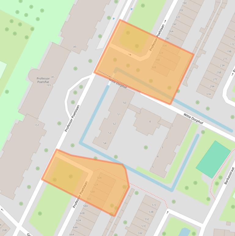 Kaart van postcodegebied 3028ES.