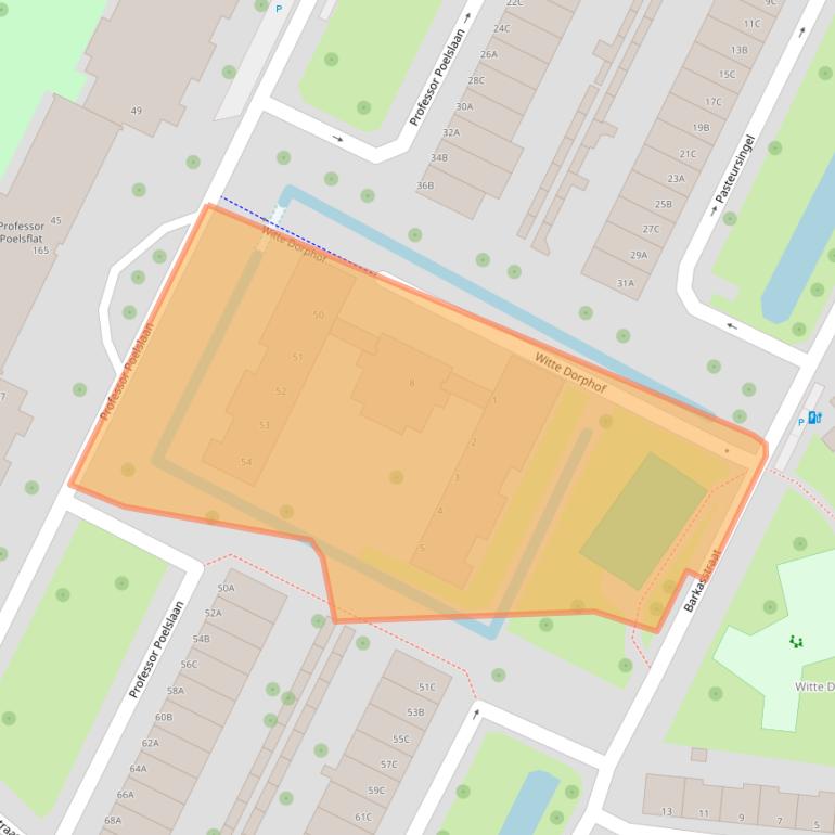 Kaart van postcodegebied 3028EV.