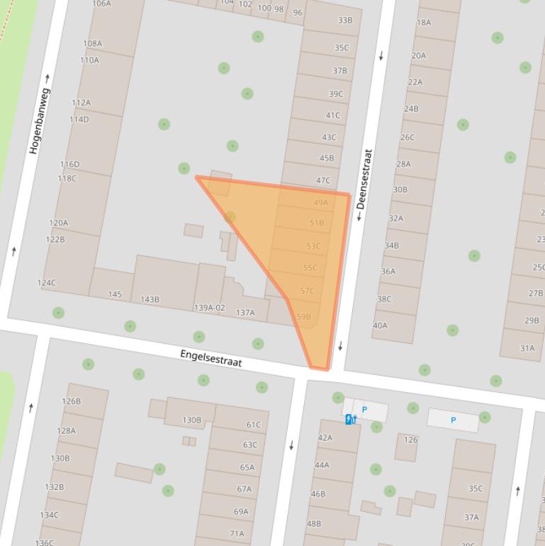 Kaart van postcodegebied 3028GD.